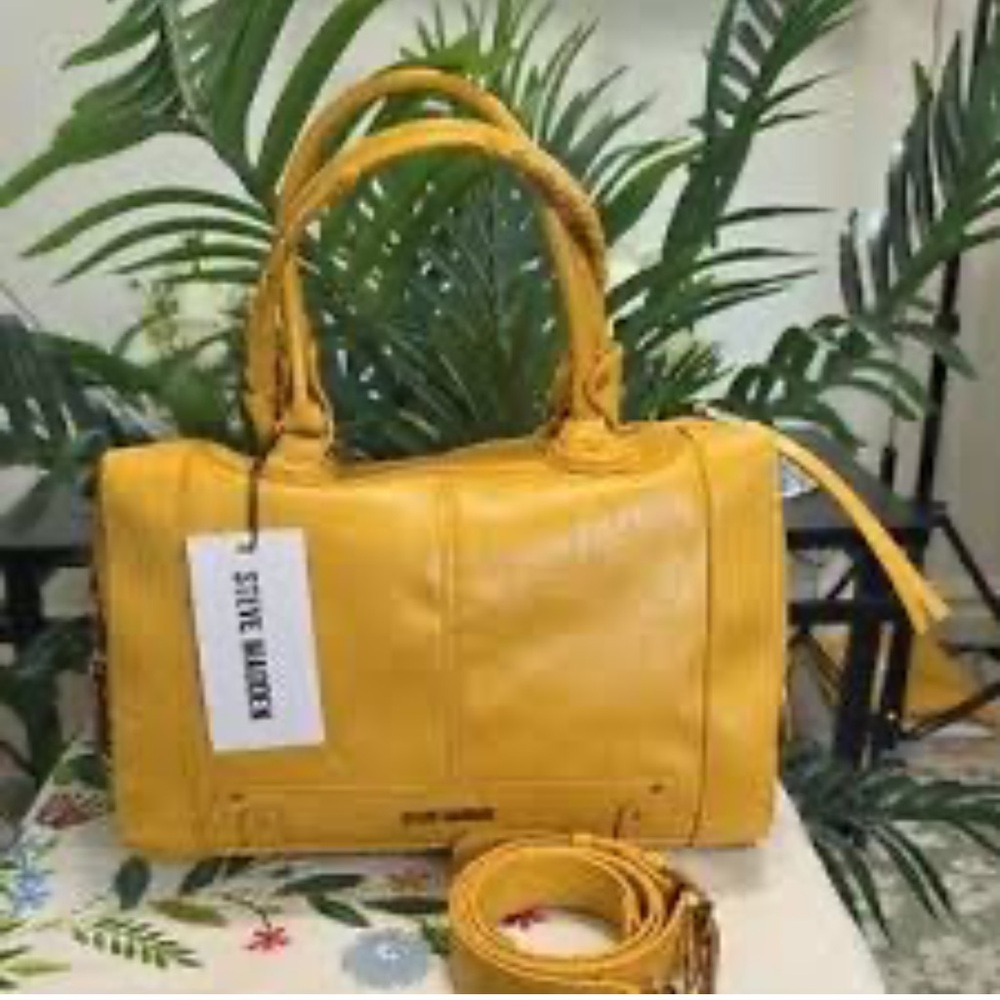 Steve Madden Bfranko Mustard Satchel